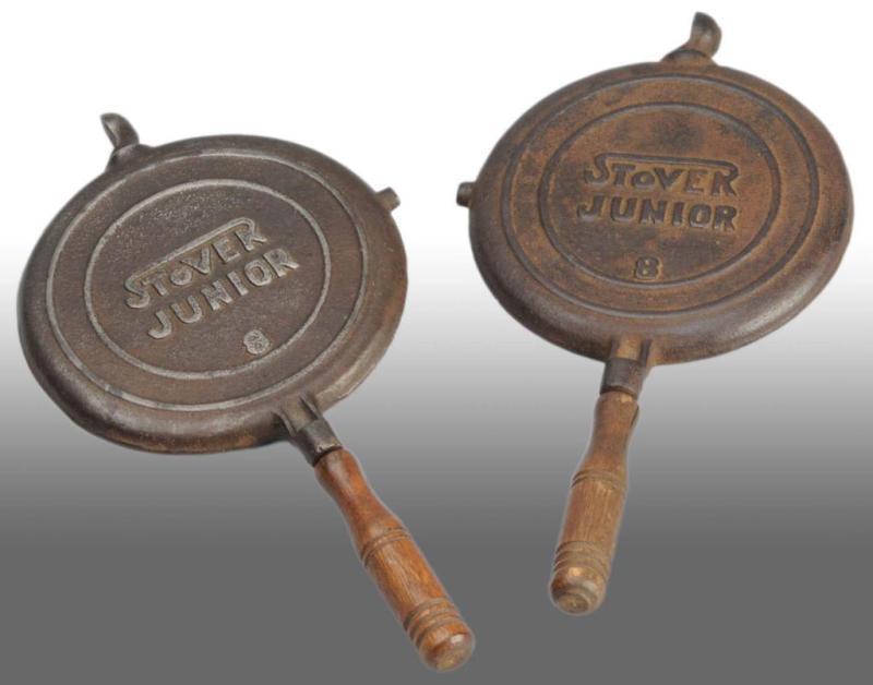 Appraisal: Cast Iron Stover Junior Waffle Iron Toy Condition Excellent Size