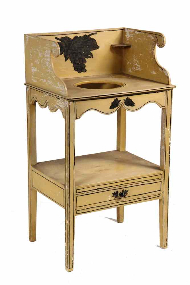 Appraisal: PAINTED WASHSTAND - Federal Period Maine Painted Wash Stand in