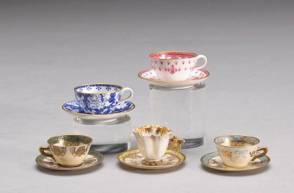 Appraisal: Property of various owners th th century Comprising Meissen two-handled