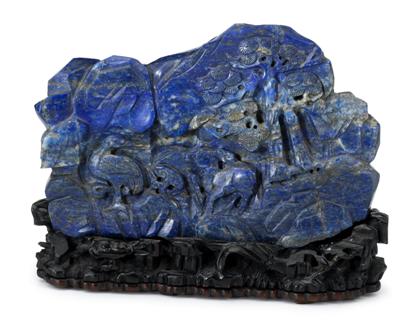 Appraisal: Chinese lapis lazuli boulder Qing dynasty