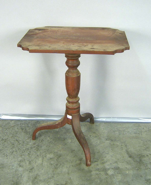 Appraisal: Federal mahogany candlestand early th c h w