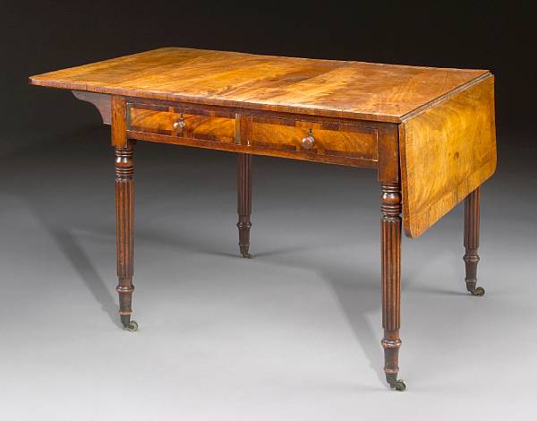 Appraisal: A William IV mahogany sofa table second quarter th century