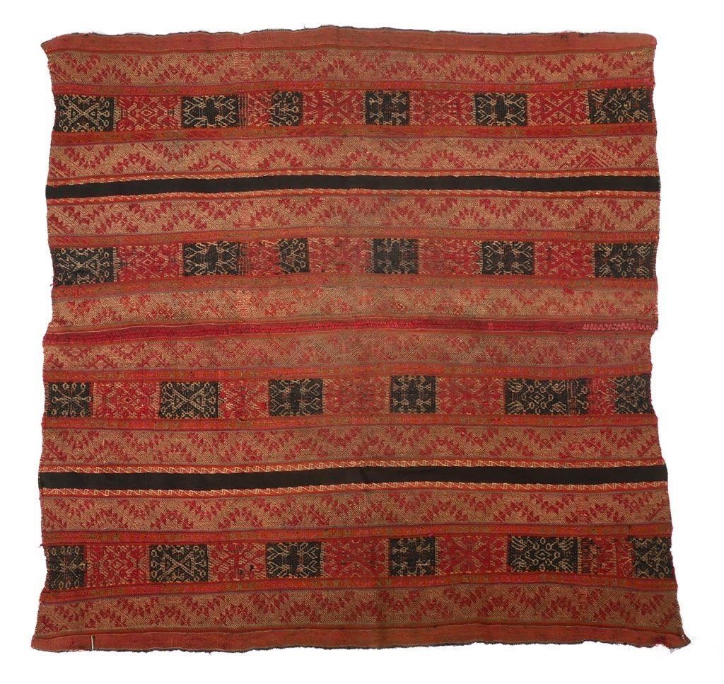 Appraisal: Old South American hand woven textile possibly from the Tapacari