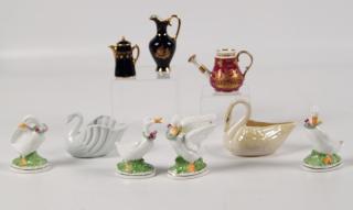 Appraisal: GROUP OF PORCELAIN MINIATURES GROUP OF MOSTLY EUROPEAN PORCELAIN MINIATURES