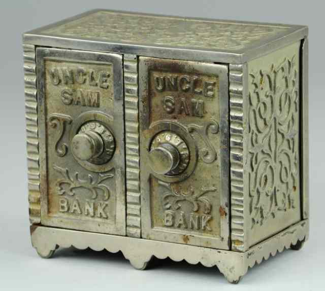 Appraisal: 'UNCLE SAM'' SAFE STILL BANK Mudd Mfg Co extremely rare