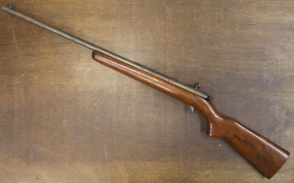 Appraisal: TWO SINGLE SHOT LONG GUNS the first a Columbia single