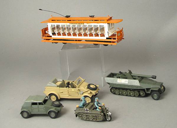 Appraisal: Assorted Military Related Toys Lot includes Dinky Solido Britains other