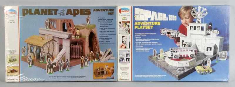 Appraisal: Lot of Character Toy Playsets Description Circa s Made by