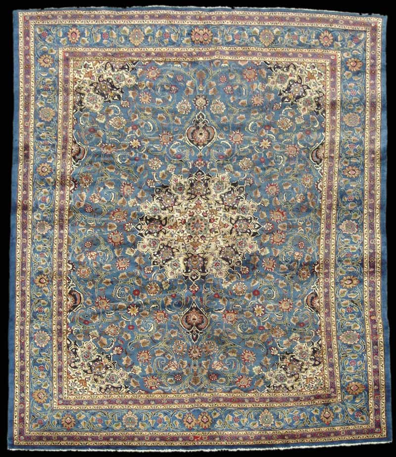 Appraisal: GOOD MASHAD ORIENTAL ROOM SIZE CARPET Last half of the