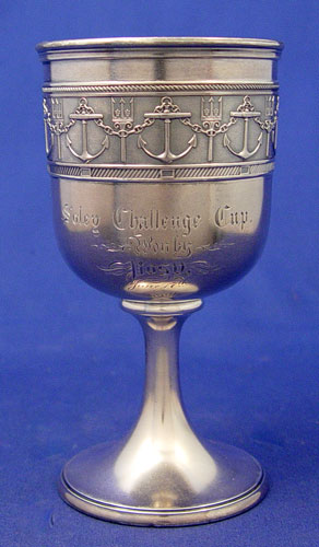 Appraisal: STERLING PRESENTATION SAILING CHAMPIONSHIP CHALICE Soley Challenge Cup presentation chalice