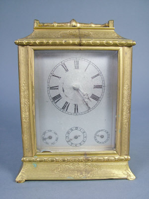 Appraisal: A th century four glass carriage clock by Moser a