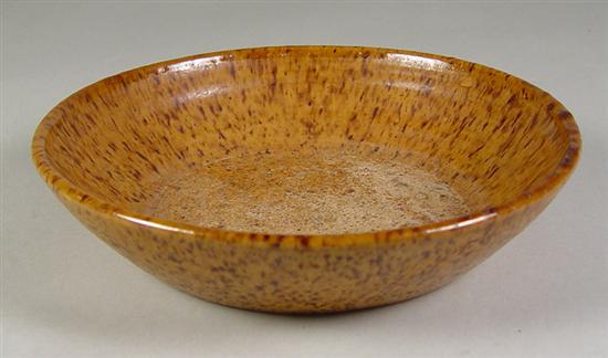 Appraisal: Ben Owen Pottery Bowl Mottled brown glazed North Carolina pottery