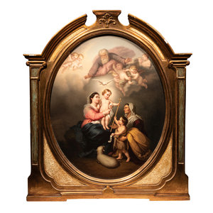 Appraisal: A Berlin K P M Porcelain Plaque after Bartolom Esteban