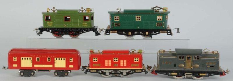 Appraisal: Lionel -Piece Standard Gauge Train Description Pre-War Includes Lionel E