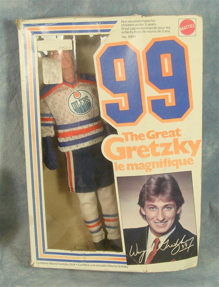 Appraisal: Mattel The Great Wayne Gretzky Doll for the Oilers doll