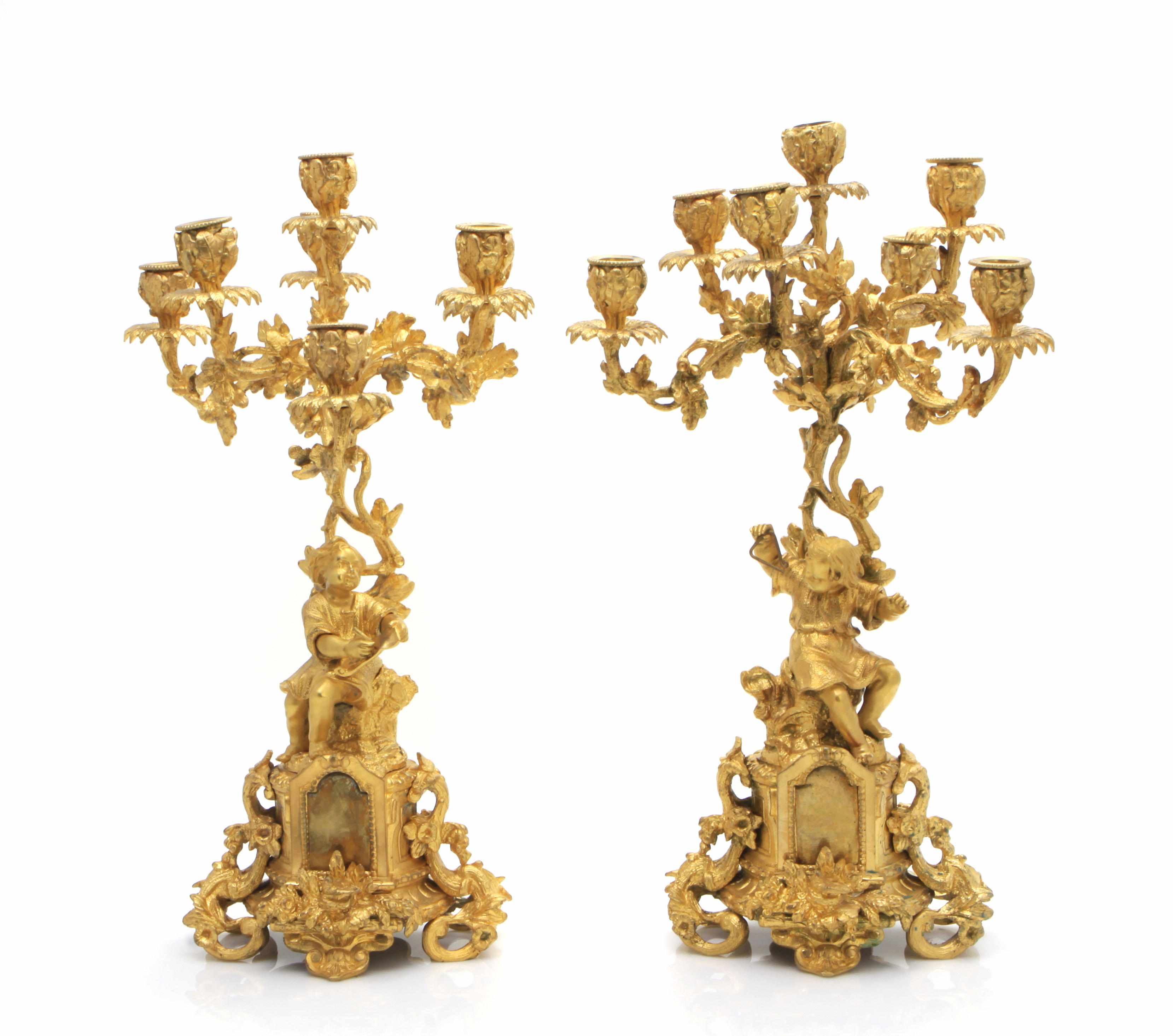 Appraisal: Property of Various Owners A pair of Louis XV style