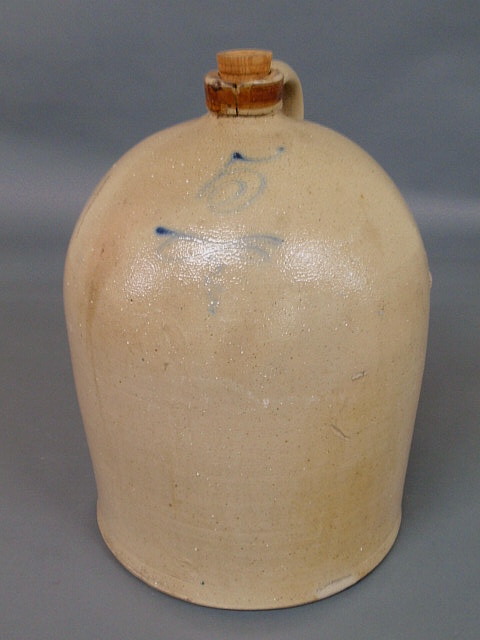 Appraisal: Five-gallon stoneware jug c h