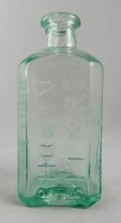 Appraisal: Phoenix Bitter bottle Bitters- rectangular with wide beveled corners marked