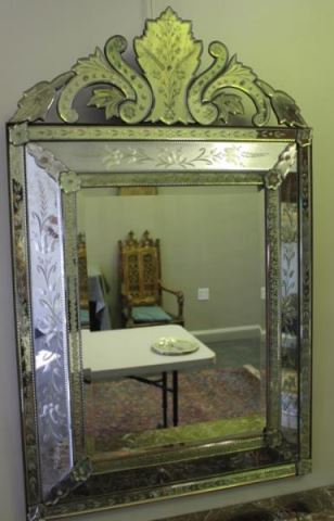 Appraisal: Vintage Venetian Mirror From a West th St NYC estate