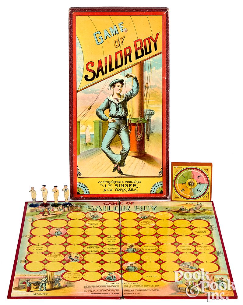 Appraisal: J H Singer Game of Sailor Boy ca J H