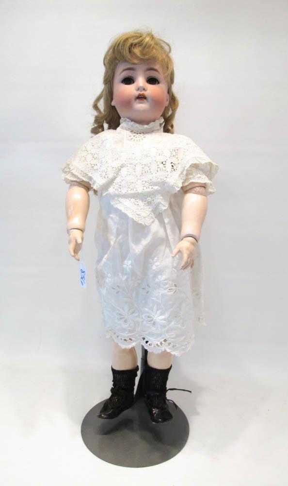 Appraisal: SIMON HALBIG KAMMER REINHARDT BISQUE HEAD DOLL Bisque socket head