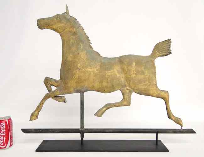 Appraisal: Hackney running horse weathervane '' Length '' Ht