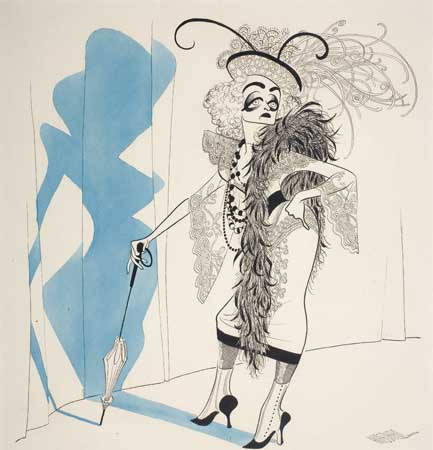 Appraisal: AL HIRSCHFELD Bette Davis as Sadie Thompson in a Sketch