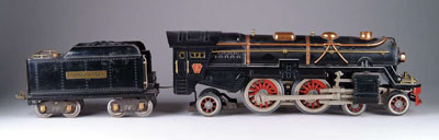 Appraisal: LIONEL STANDARD GAUGE E LOCOMOTIVE TENDER CONDITION Boiler front clasp