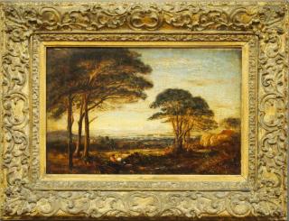 Appraisal: John Linnell Painting John Linnell English - Oil on prepared