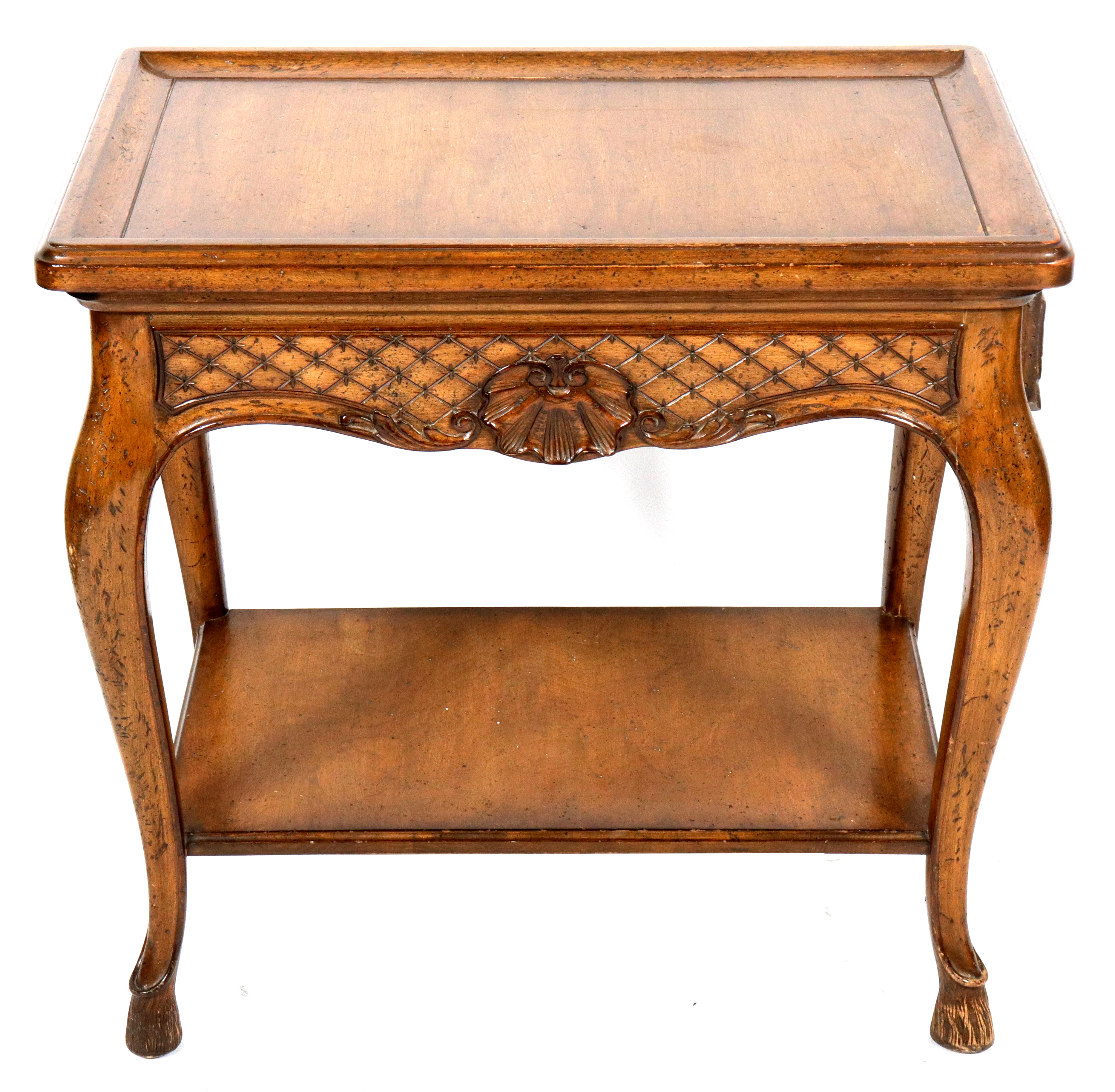 Appraisal: LOUIS XV CARVED SERVING TABLE ATTRIB AUFFRAY Auffray attributed Louis