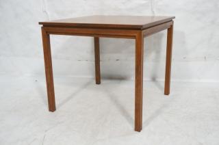 Appraisal: Square Danish Modern Card Table -- Dimensions H inches W