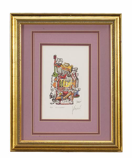 Appraisal: A Jerry Garcia signed artist's proof print called Mixmaster s