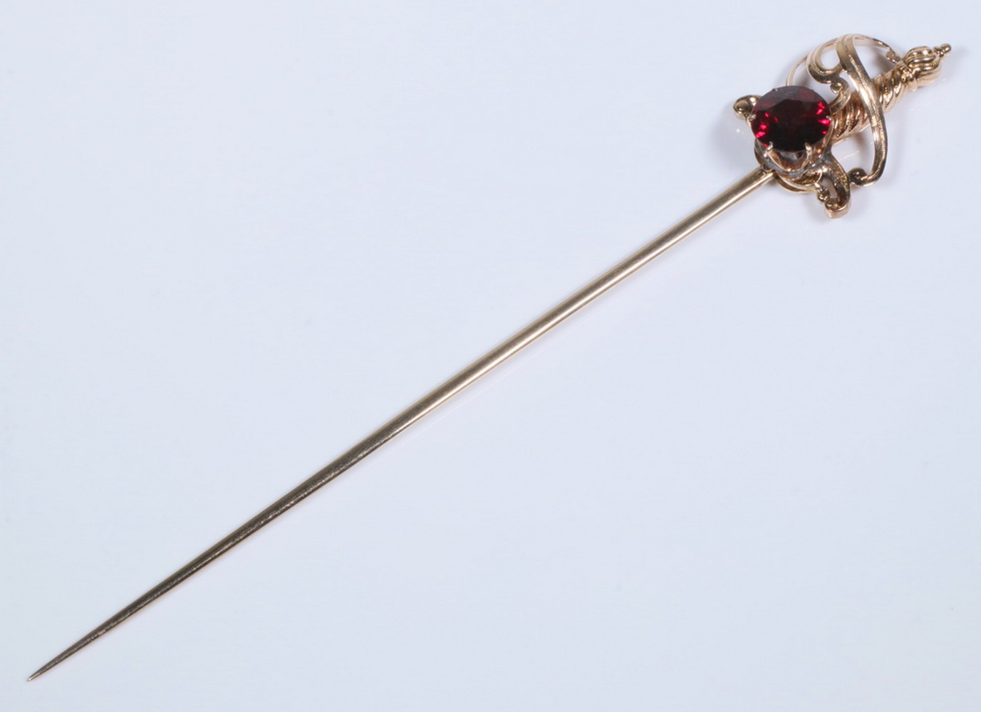 Appraisal: STICK PIN Rare Gentleman's Hat or Stick Pin in K