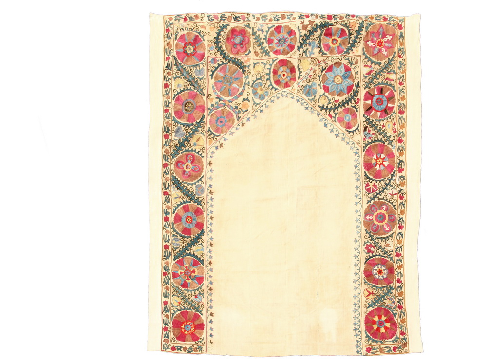 Appraisal: SUZANI EMBROIDERY - ' X ' - Uzbekistan late th