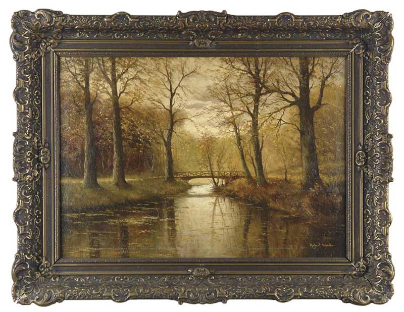 Appraisal: ROBERT WILLIAM WOOD American - GOLDEN GLOW Superb oil on