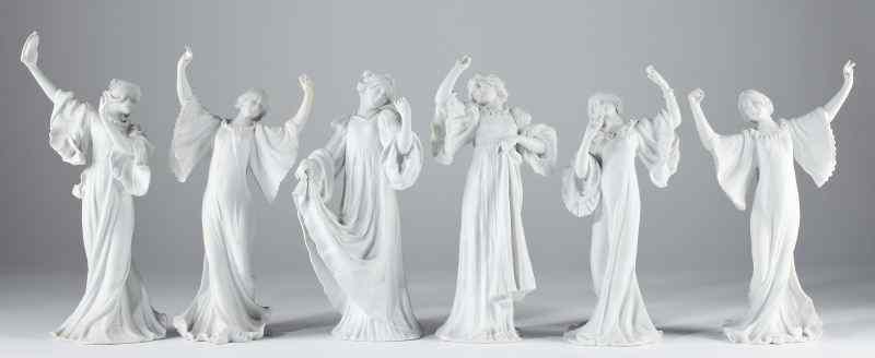 Appraisal: after Agathon Leonard Fr - Dancerspartial set including six figures