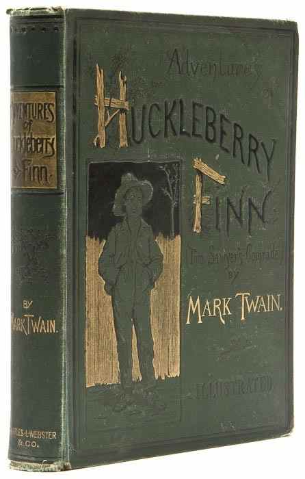 Appraisal: Clemens Samuel Langhorne Mark Twain Adventures of Huckleberry Finn first