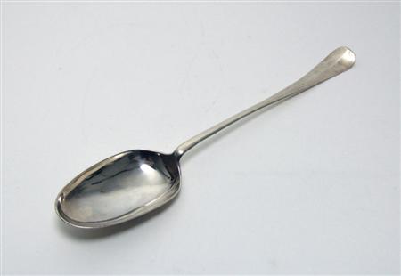 Appraisal: A George III hash spoon makers mark indistinct Edinburgh -