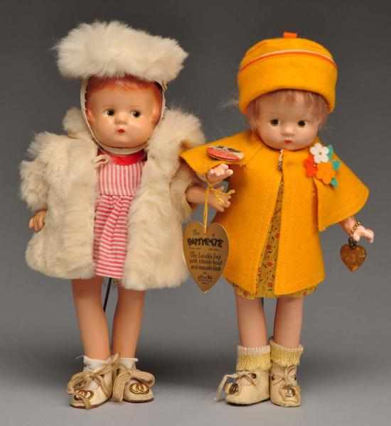 Appraisal: Lot of Effanbee Composition Patsyette Dolls Description All composition and