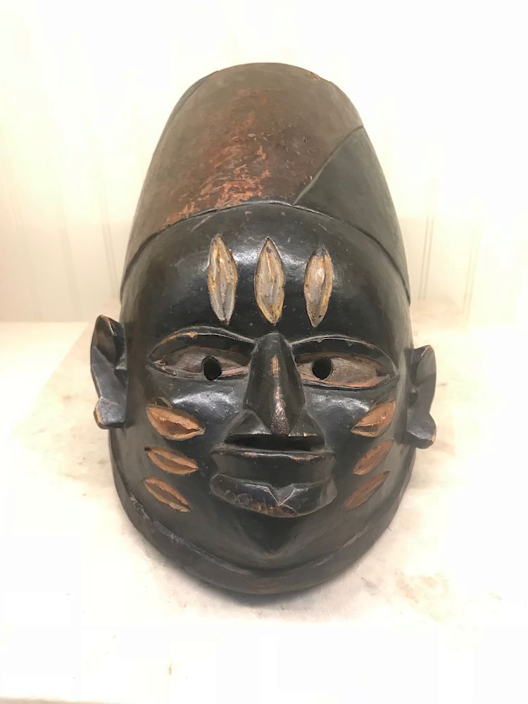 Appraisal: Yoruba Nigeria Gelede mask Ex Crocker Art Museum Gelede mask