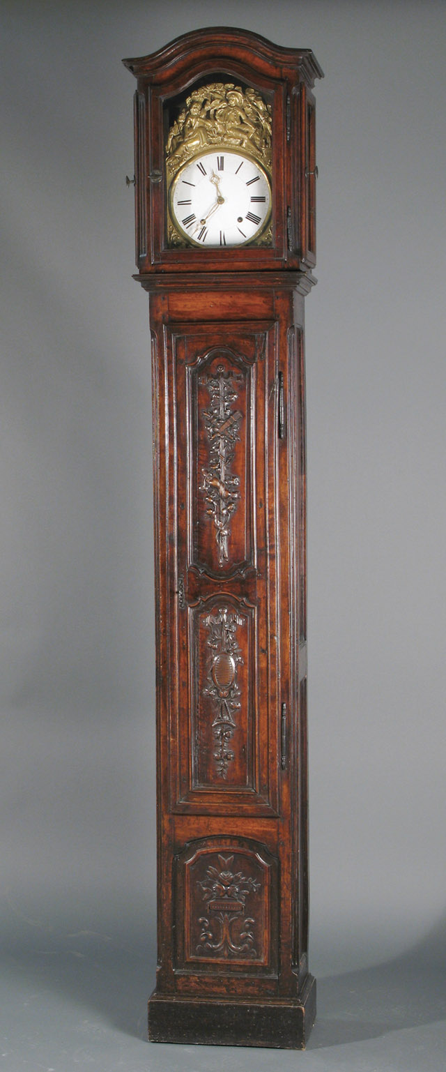 Appraisal: LOUIS XV PERIOD TALL CASE FLOOR CLOCK French th century