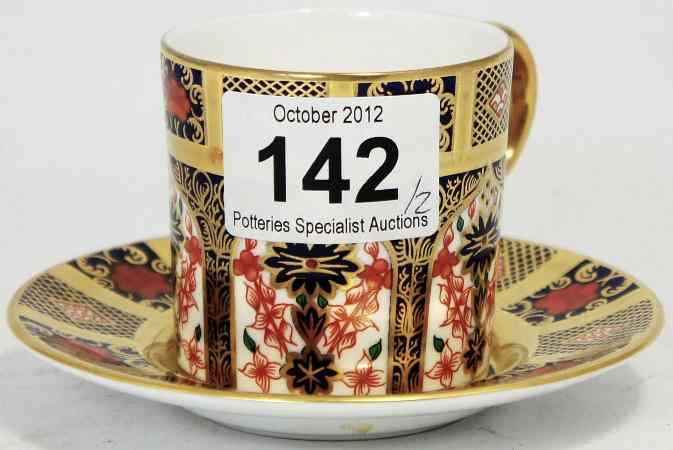 Appraisal: Royal Crown Derby Old Imari Coffee Can and Saucer