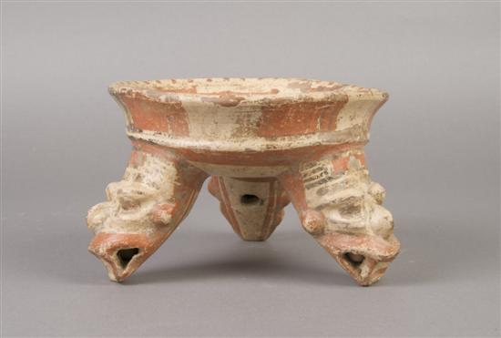 Appraisal: A Mexican Pottery Dish Height inches