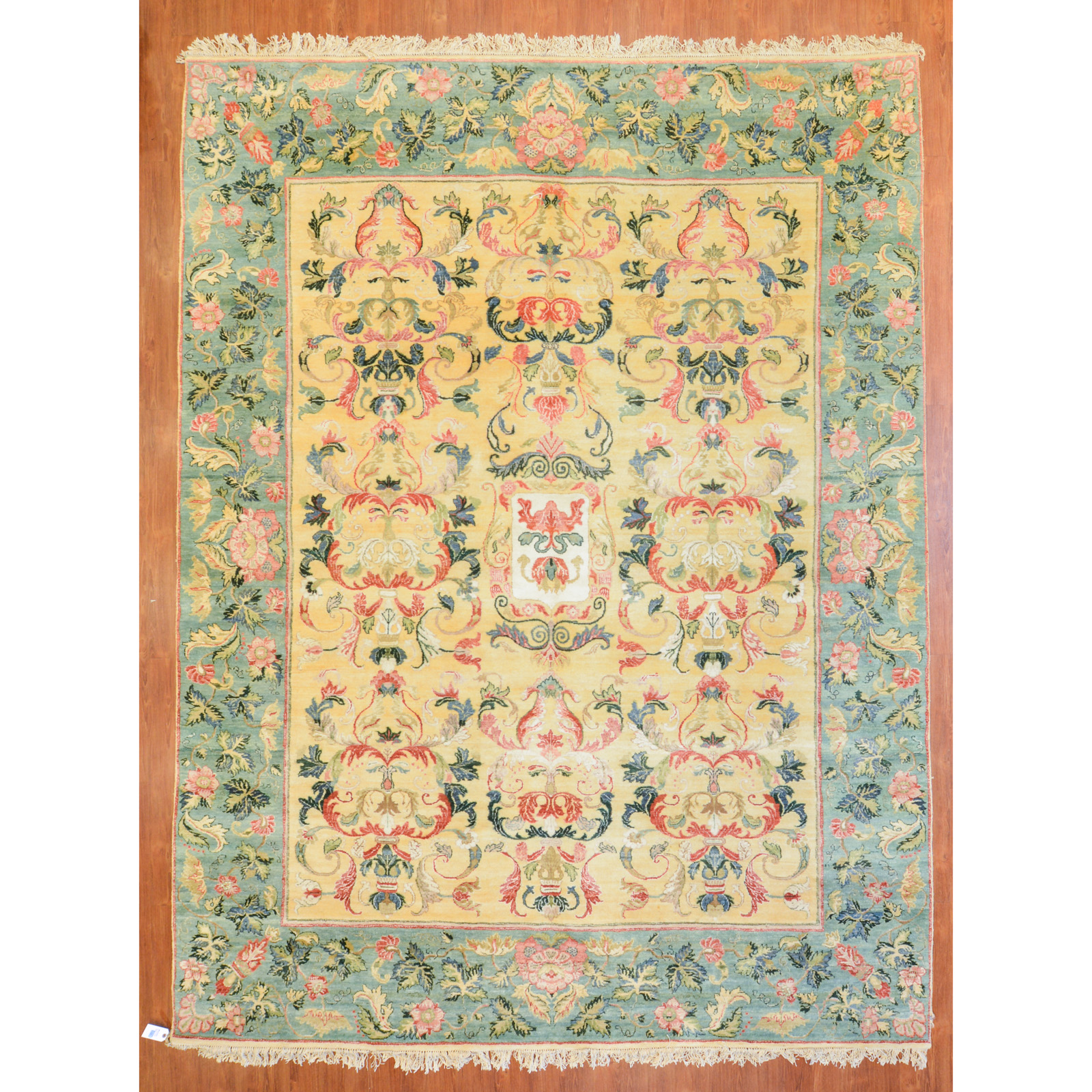 Appraisal: TIBETAN CARPET NEPAL X Third quarter- th century hand-knotted wool