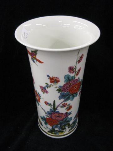 Appraisal: Lenox Porcelain Saxony Vase butterfly floral excellent