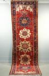 Appraisal: RUNNER - ' x ' - Oriental Heriz runner with