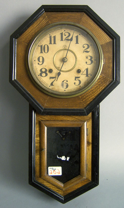 Appraisal: Victorian wall clock th c h