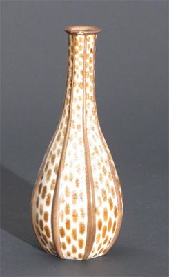 Appraisal: A Martin Brothers stoneware gourd solifleur vase by Charles and