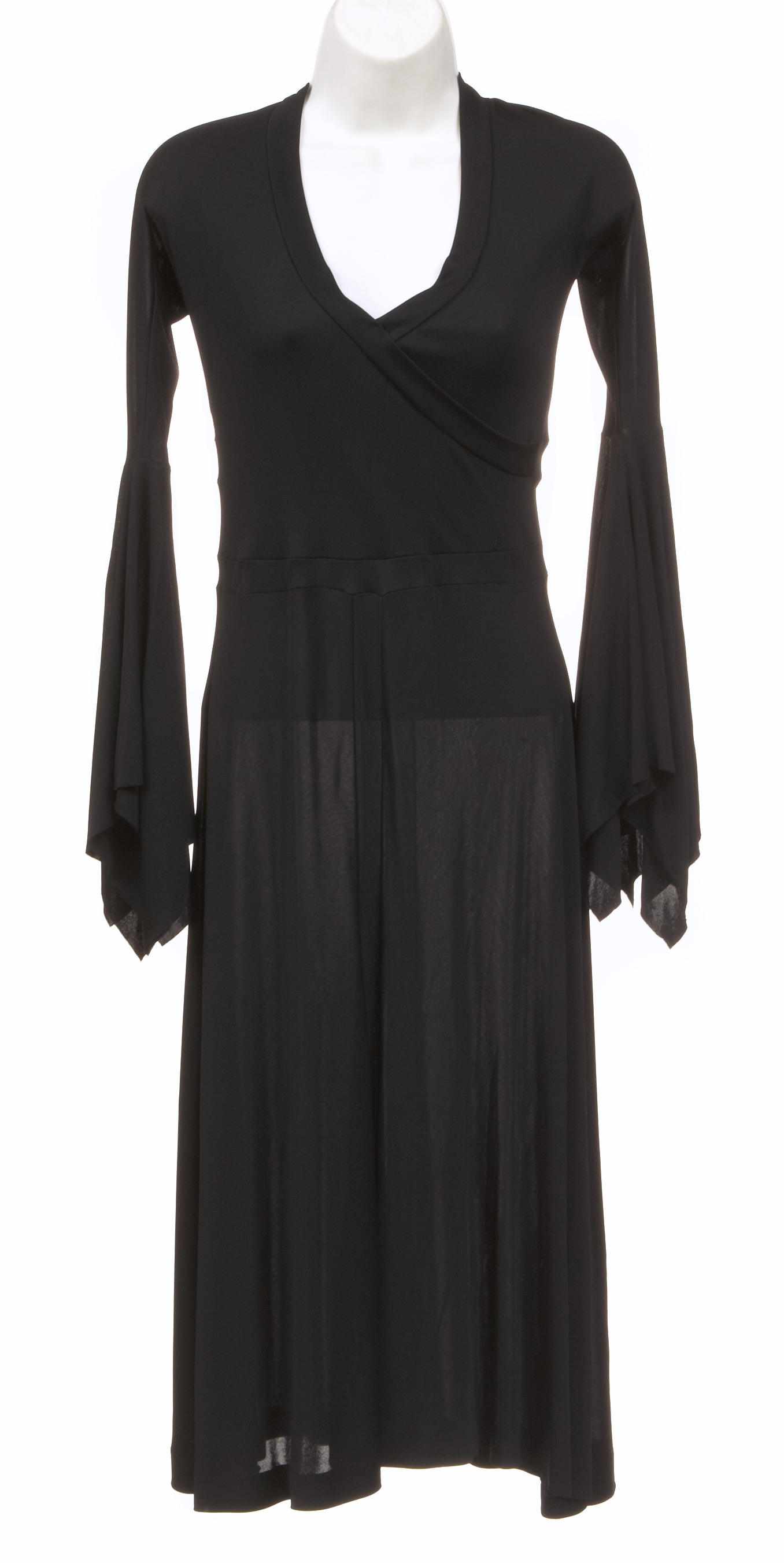 Appraisal: An Yves St Laurent Rive Gauche black jersey dress with