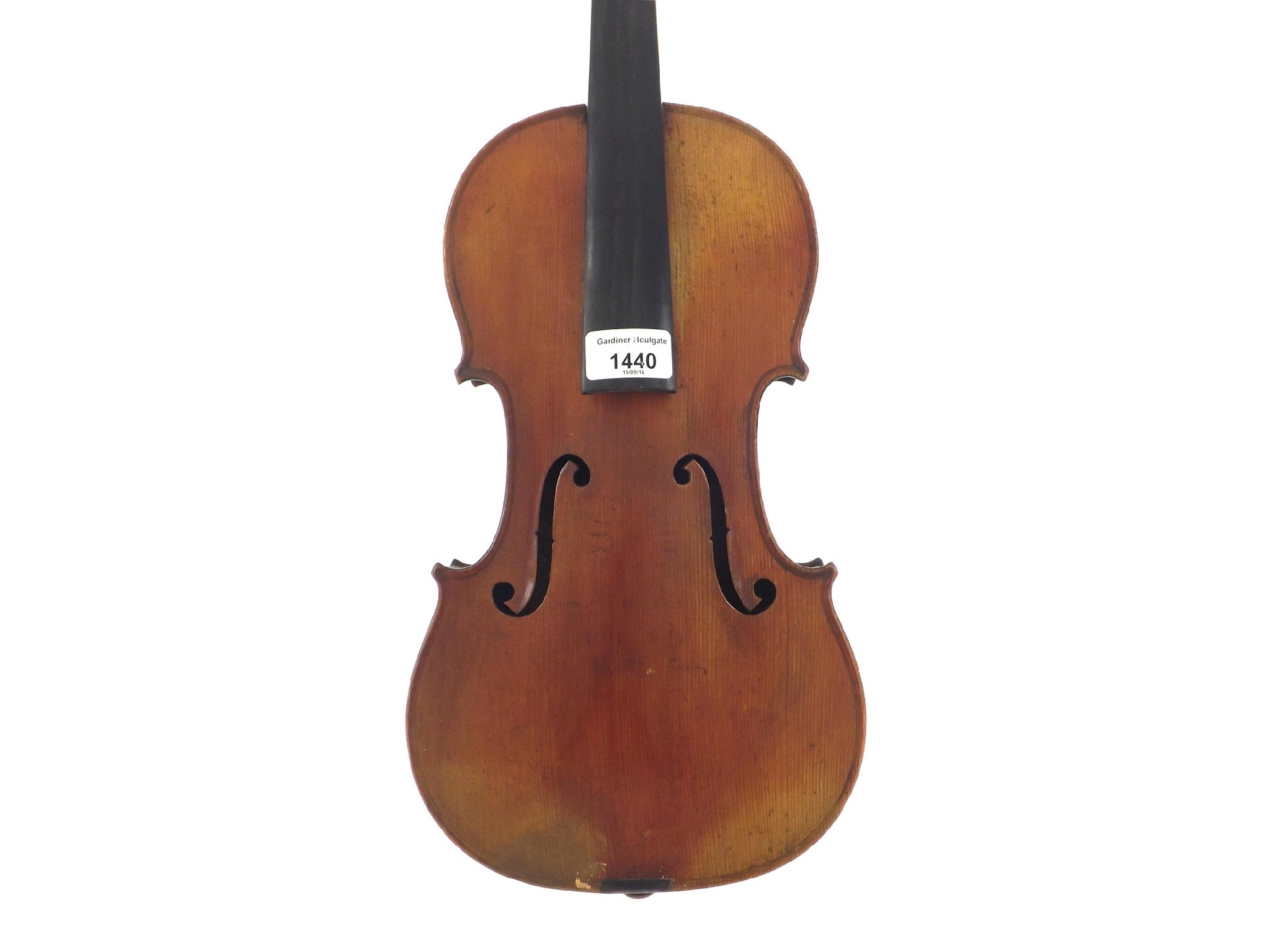 Appraisal: Early th century French Stradivari copy violin cm